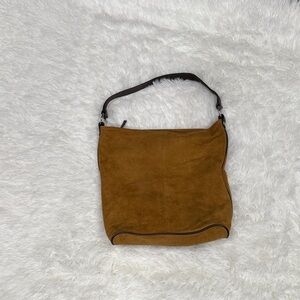 Banana Republic Tan Suede Hobo Bag